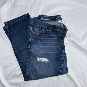 Loft boyfriend size 2 jeans.
